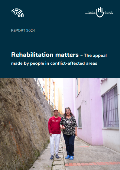 Rehabilitation matters – The appeal made by people in conflict-affected areas
