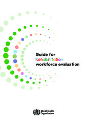 Guide for rehabilitation workforce evaluation