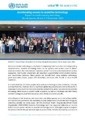 Accelerating access to assistive technology: report on multi-country workshop, Rio de Janeiro, Brazil, 5-7 December 2023